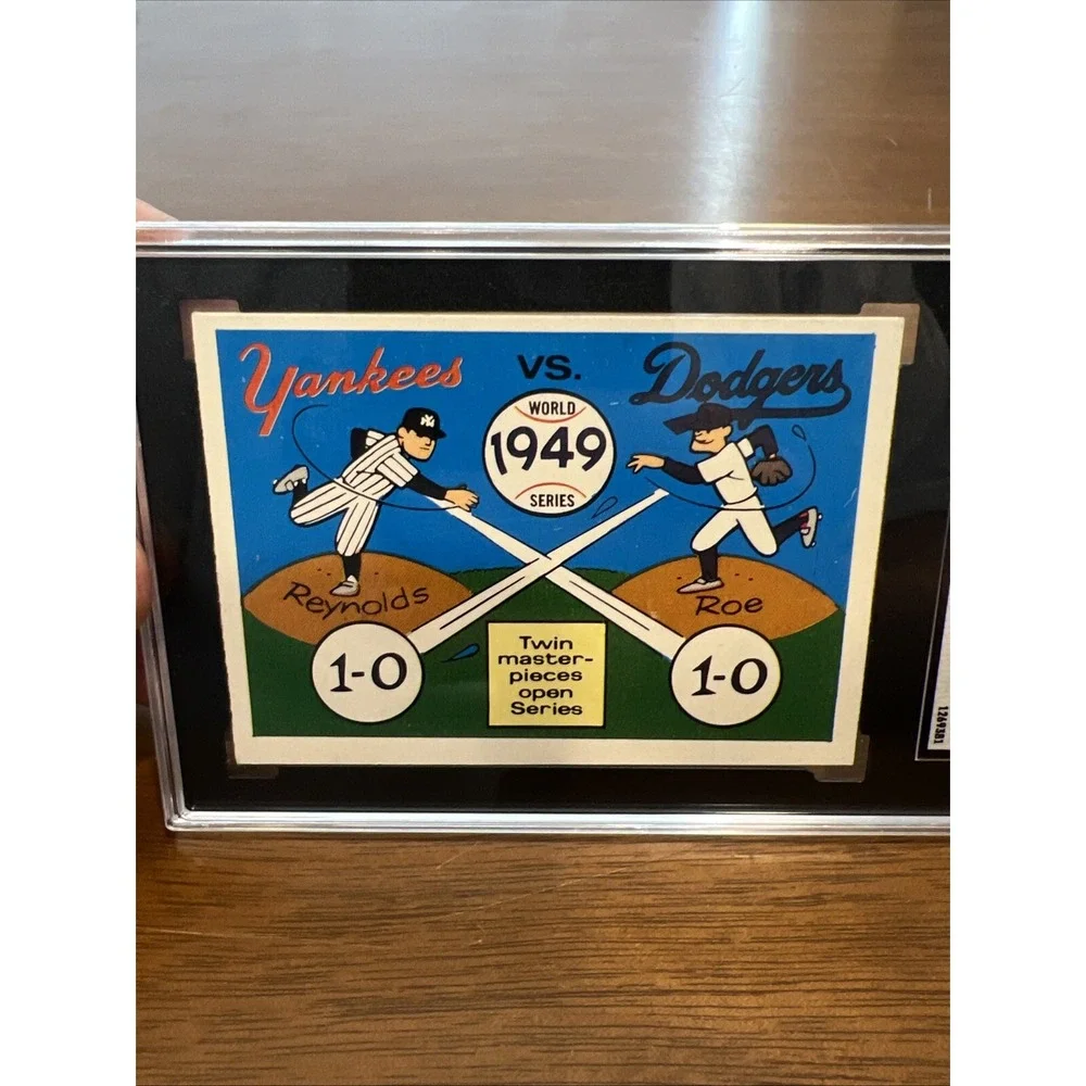 Lot Of 7 Rare 1967-68 Laughlin World Series Baseball Card #13,17,35,36,44,45,46